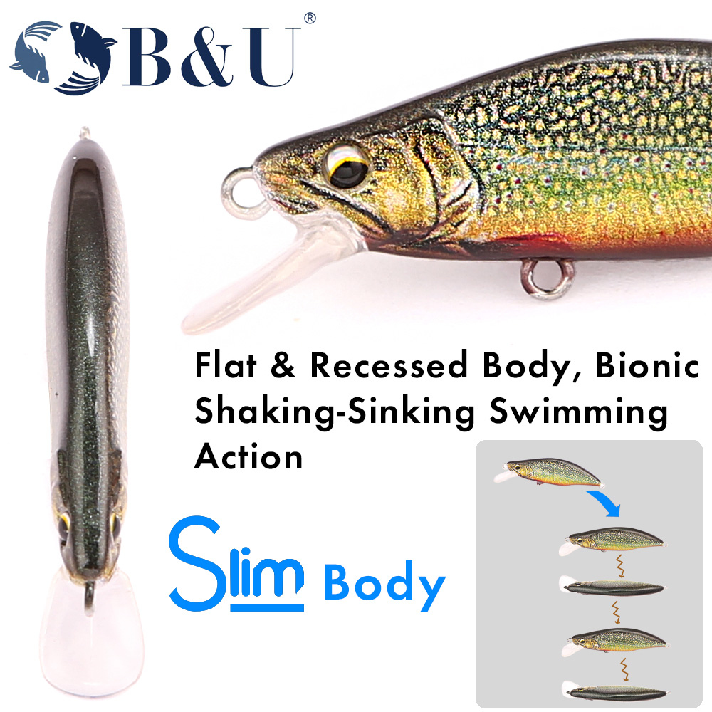B&U Trout Pattern Hard Bait Si - Fishing Hook Assortment avaliação e preço