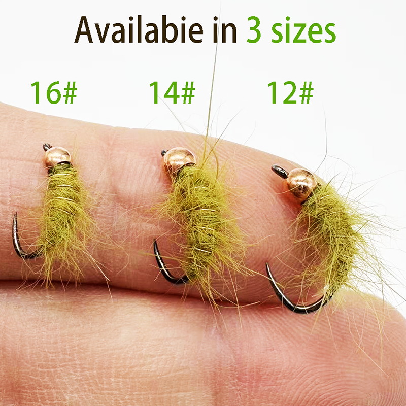 5PCS Fly Fishing Nymphs Wet Fl - Fishing Hook Barbless avaliação e preço