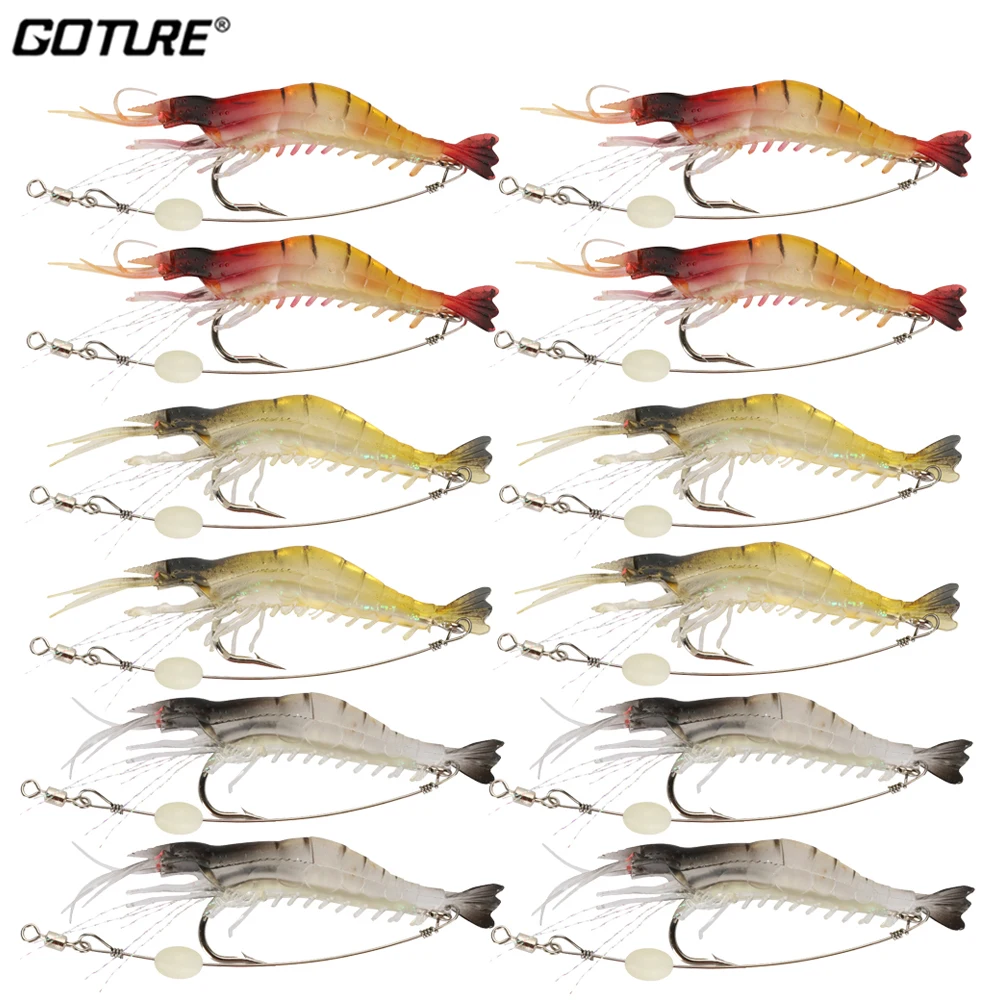 Goture Silicon Shrimp Fishing  - Fishing Hook Assortment avaliação e preço