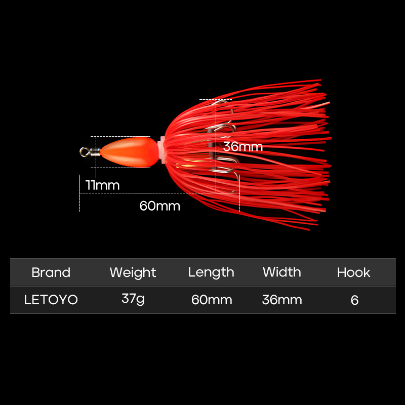 37g Weedless Football Jig Head - Fishing Hook Weedless avaliação e preço
