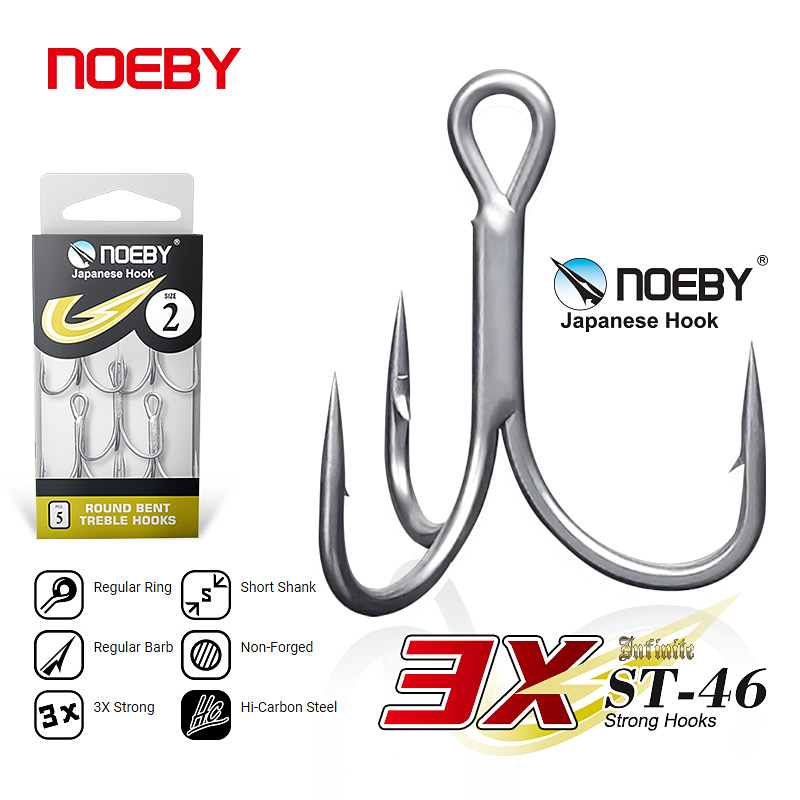 Noeby High Carbon Steel Fishin - Fishing Hook Barbless avaliação e preço