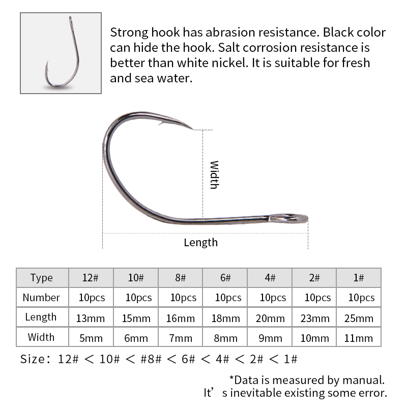20pcs High Carbon Steel High-c - Fishing Hook Weedless avaliação e preço