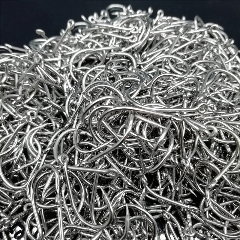 200Pcs Fishing Hooks Eyed Circ - Fishing Hook Circle avaliação e preço