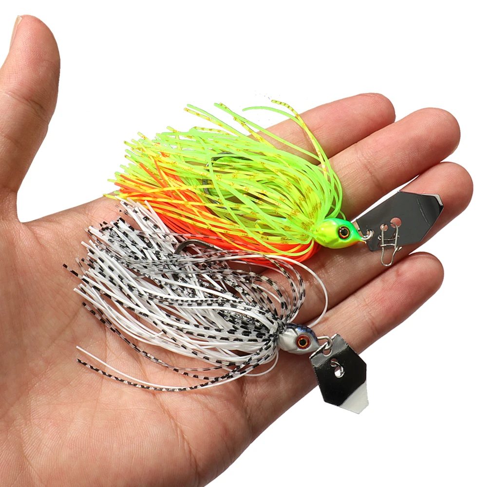 Spinner Bait 7g/9g/12g/14g/21g - Fishing Hook Weedless avaliação e preço