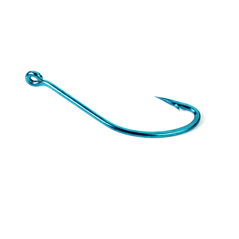 10pcs 2#-15# Blue High Carbon  - Fishing Hook Circle avaliação e preço