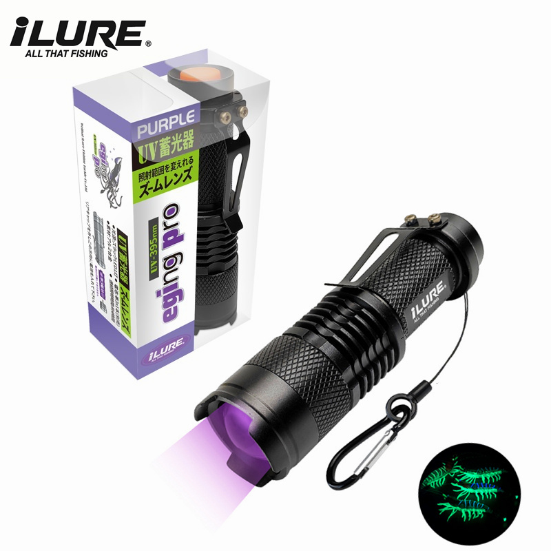 Mini UV Flashlight 395nm Ultra - Fishing Hook Jig avaliação e preço