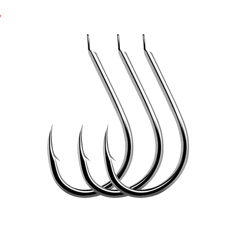 100pcs/Lot 7 Size Barbed Fishi - Fishing Hook Circle avaliação e preço