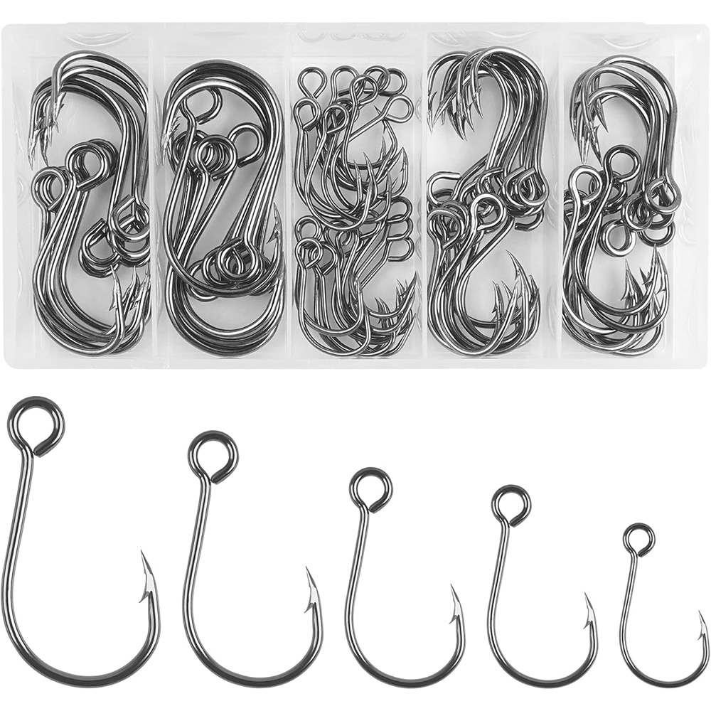 70Pcs Fishing Inline Single Ho - Fishing Hook Circle avaliação e preço