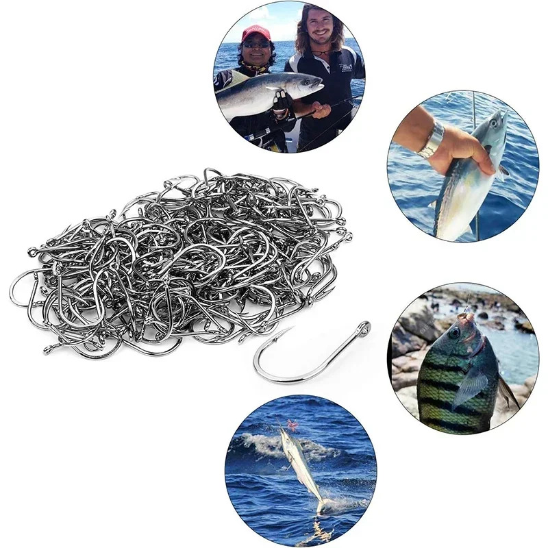 50-1600Pcs/BoxFishing Hooks Ca - Fishing Hook Assortment avaliação e preço
