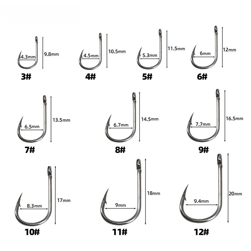 50-1600Pcs/BoxFishing Hooks Ca - Fishing Hook Assortment avaliação e preço