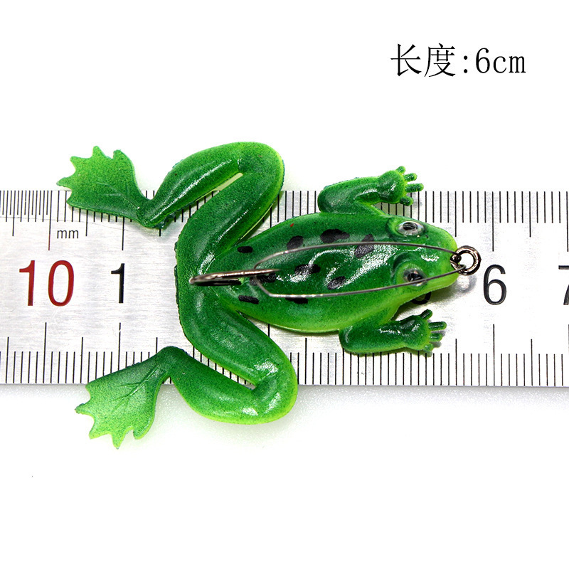 Weedless Soft Frog Lure With H - Fishing Hook Weedless avaliação e preço