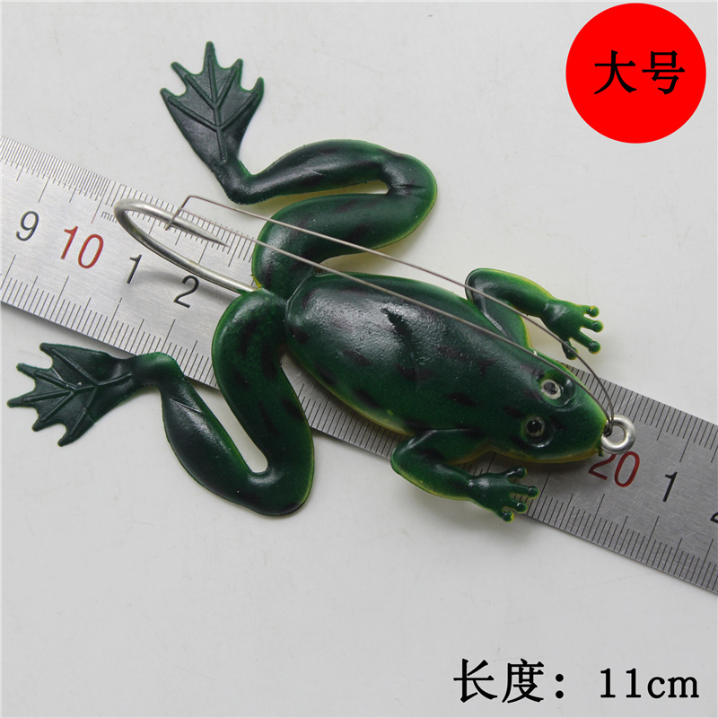 Weedless Soft Frog Lure With H - Fishing Hook Weedless avaliação e preço