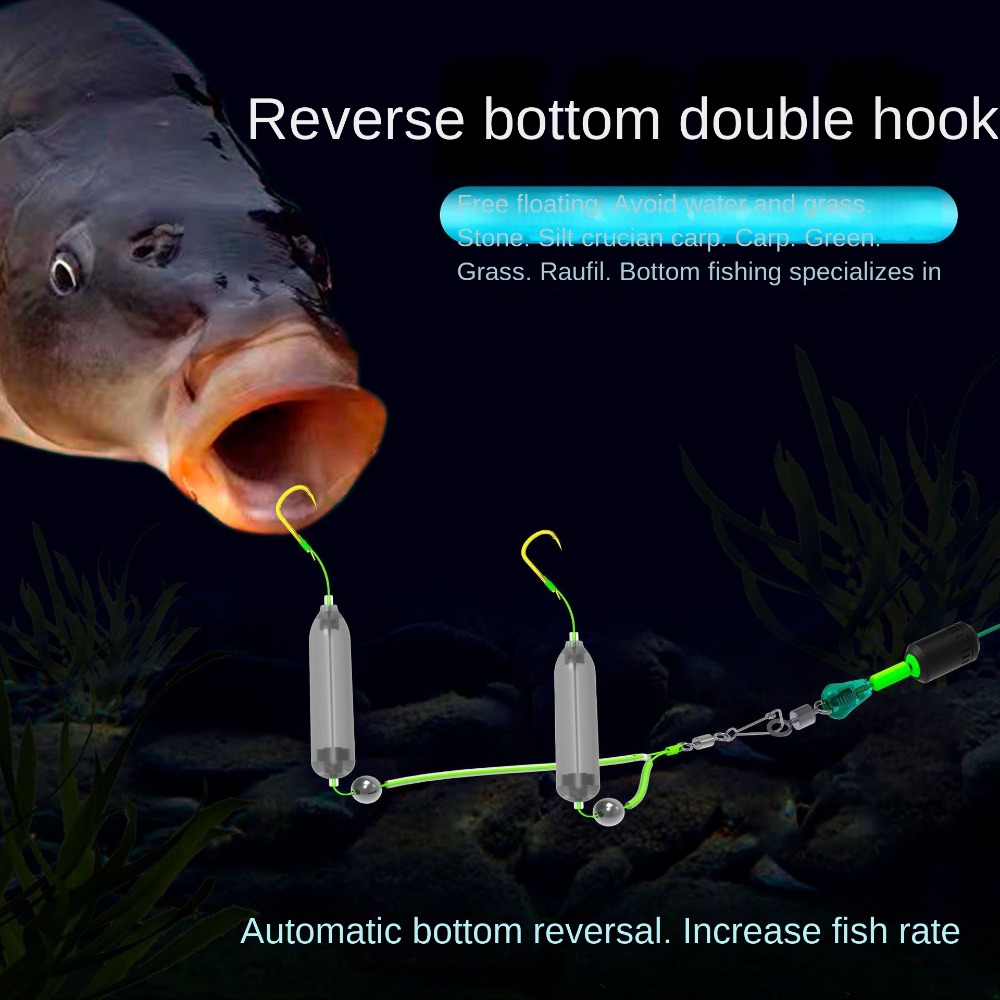 30pcs 2 size Fishing Hair Rigs - Fishing Hook Size avaliação e preço