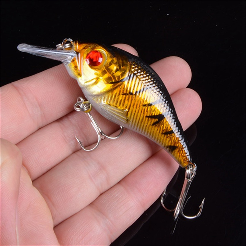 3D Eyes 7.5cm 10.2g Hard VIB L - Fishing Hook Treble avaliação e preço
