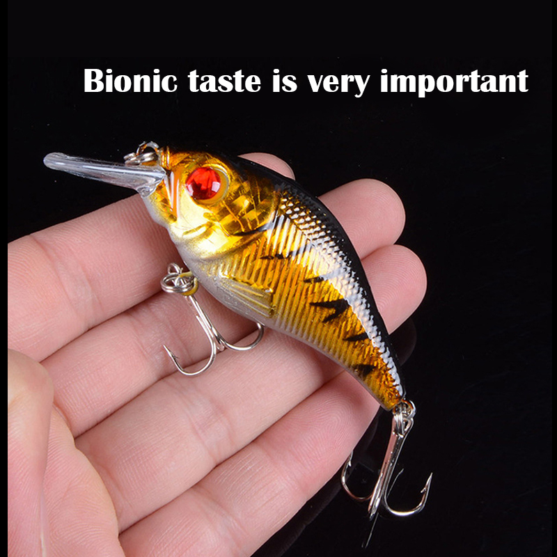 3D Eyes 7.5cm 10.2g Hard VIB L - Fishing Hook Treble avaliação e preço