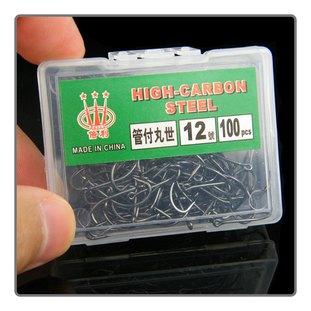 40-100Pcs per box Boxed fishho - Fishing Hook Assortment avaliação e preço
