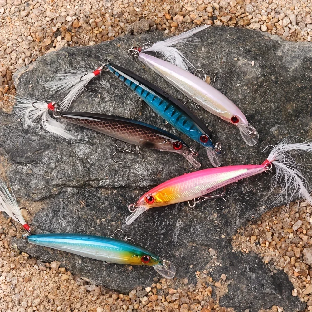 5pcs/box Laser 3D Eyes Bionic  - Fishing Hook avaliação e preço