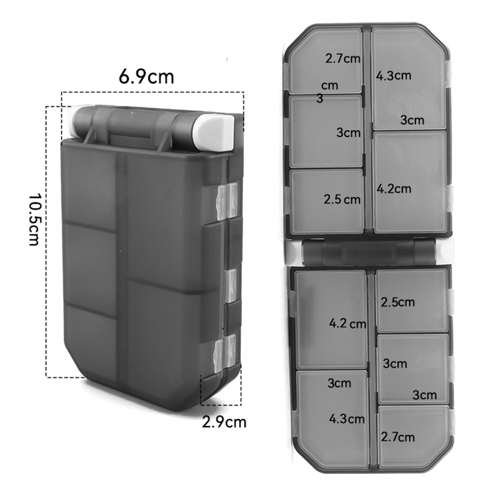 Fishing Tackle Box Double-Side - Fishing Hook Box avaliação e preço
