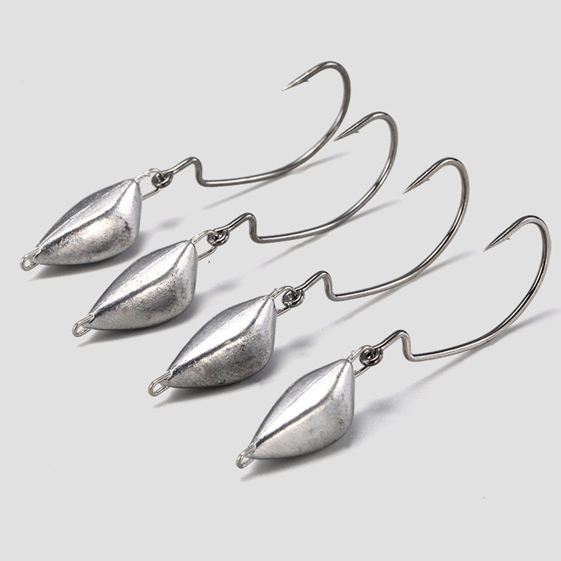 FishTrip 10Pcs Jig Head Fishin - Fishing Hook Weedless avaliação e preço