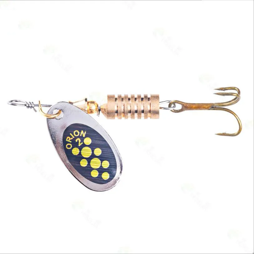 1PCS Metal Plating Spinner Bai - Fishing Hook Treble avaliação e preço