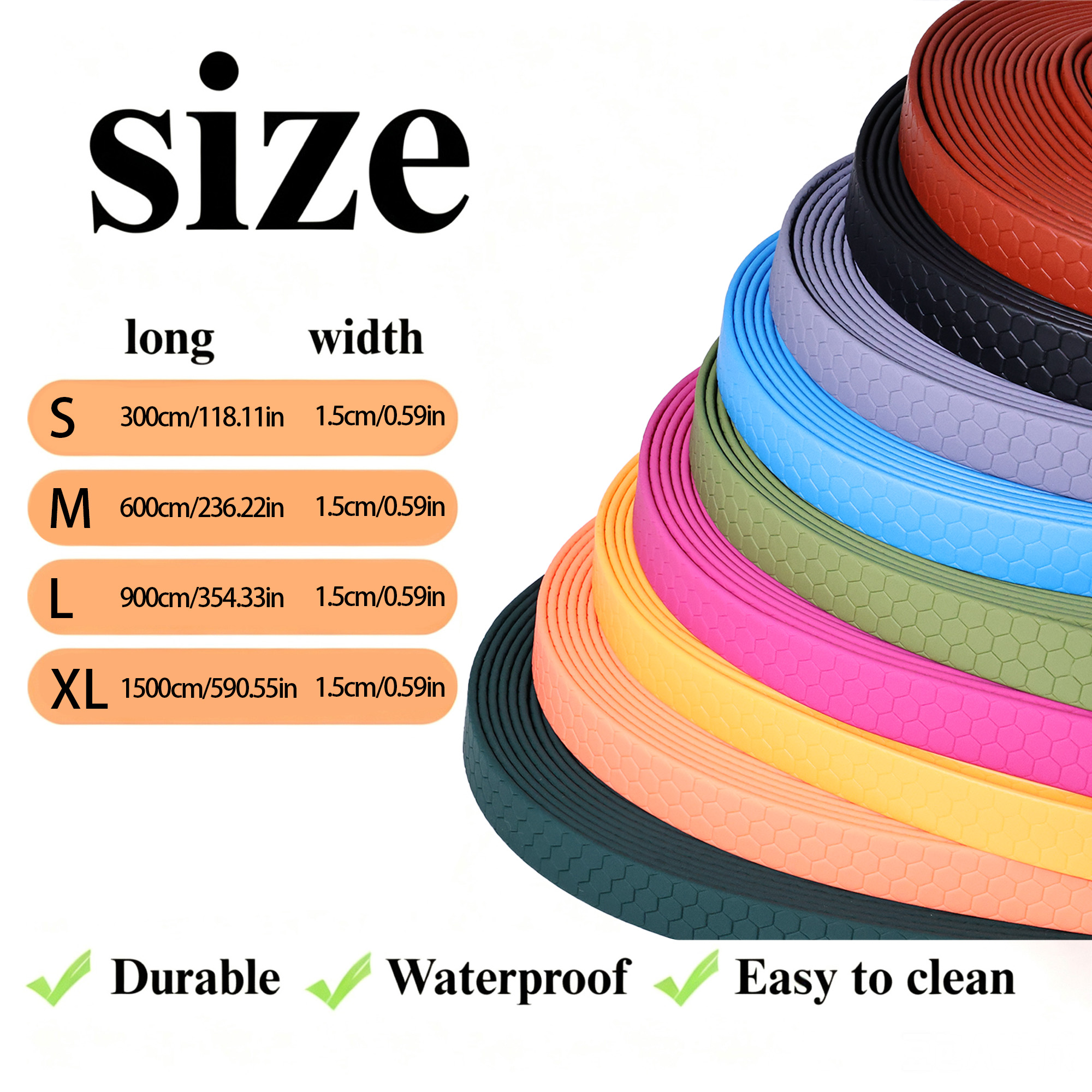 Waterproof PVC Dog Leash,3/6/9 - Fishing Hook Size avaliação e preço