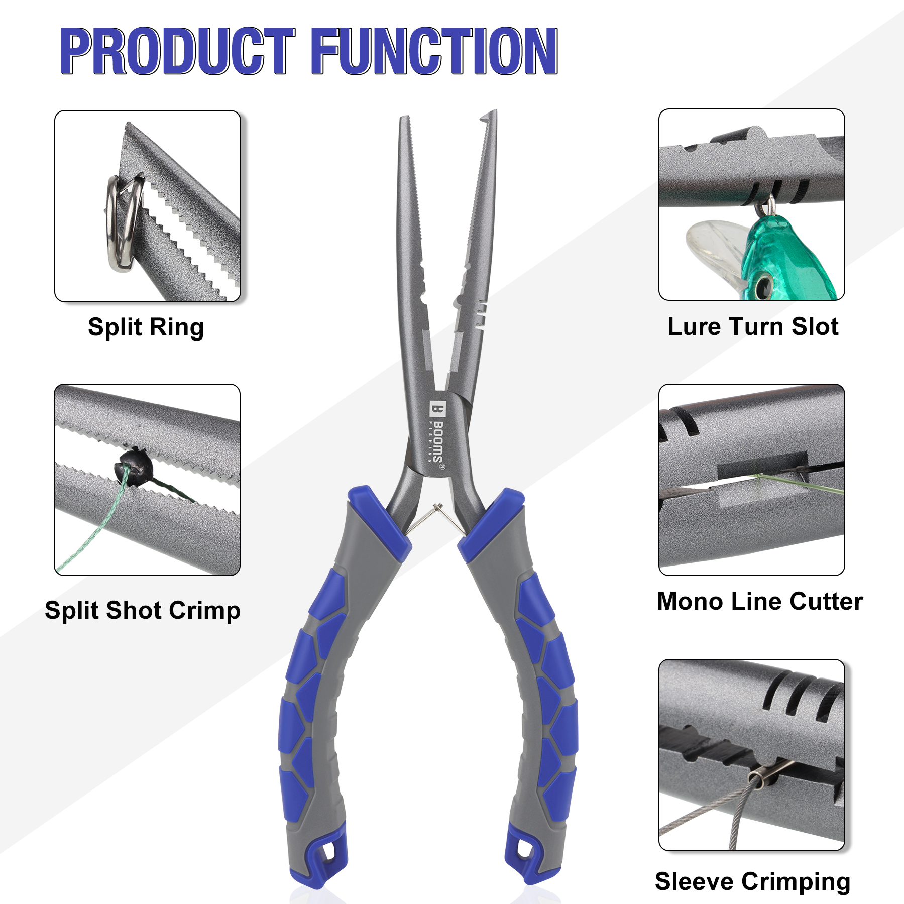 Booms Fishing 23cm Pliers and  - Fishing Hook Remover avaliação e preço