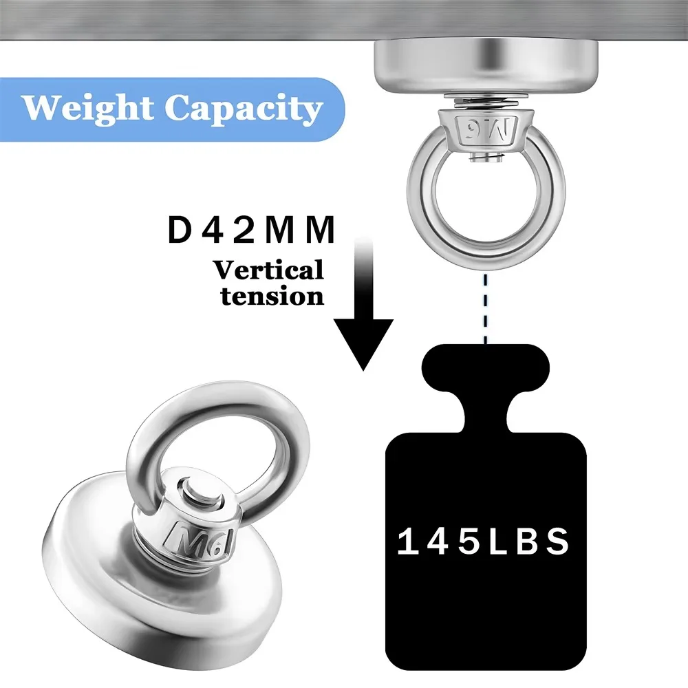 D16~D42mm Super Strong Neodymi - Fishing Hook Stainless Steel avaliação e preço