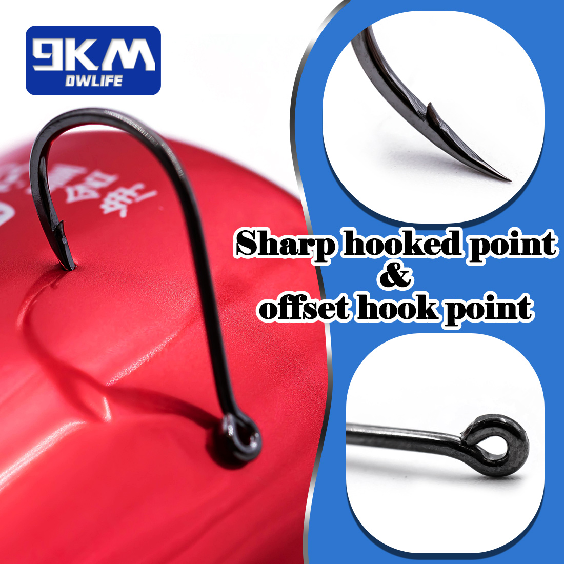 9KM Iseama Fishing Hooks 50~20 - Fishing Hook Circle avaliação e preço
