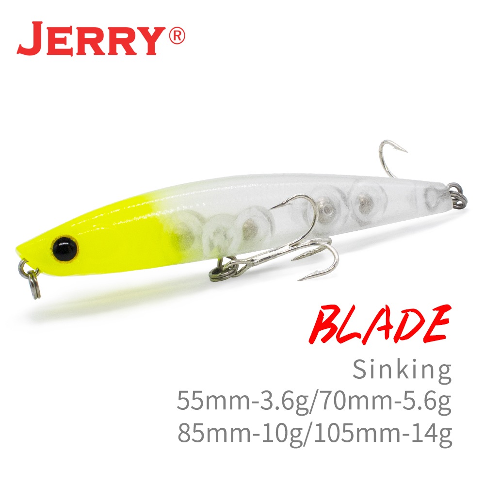Jerry Blade Sinking Pencil Bai - Fishing Hook Treble avaliação e preço