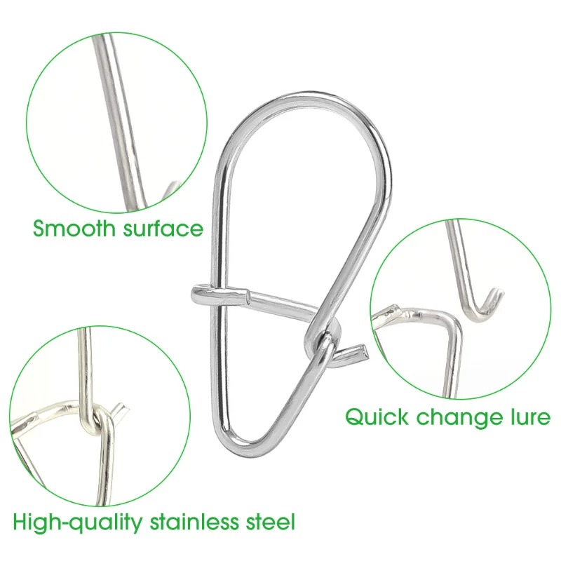 100PCS Stainless Steel Fishing - Fishing Hook Stainless Steel avaliação e preço