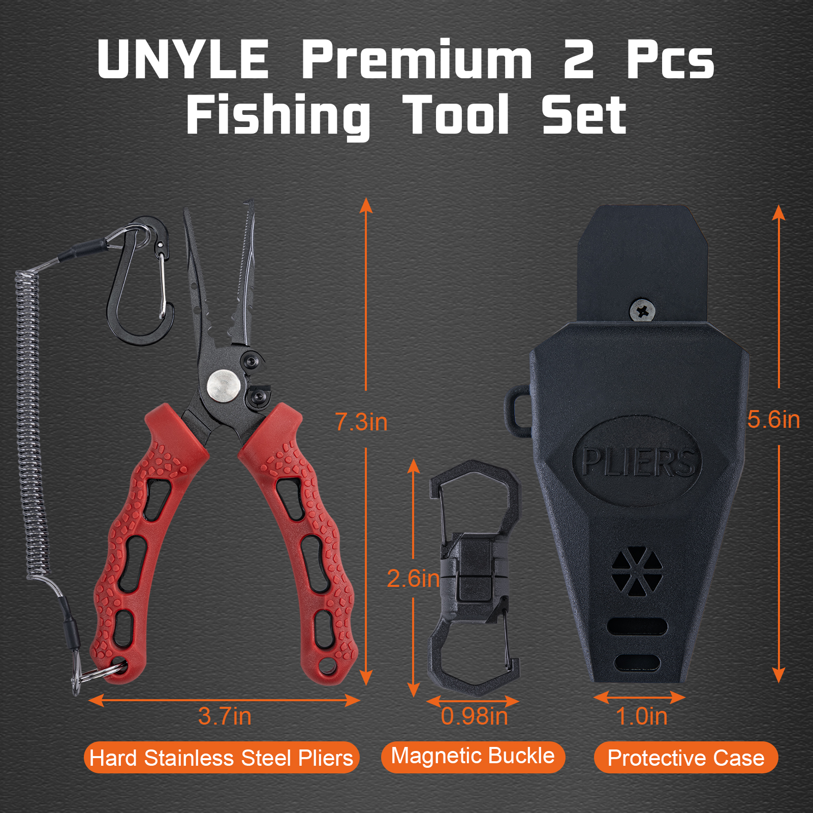 Goture Fish Lip Gripper Pliers - Fishing Hook Sharpener avaliação e preço