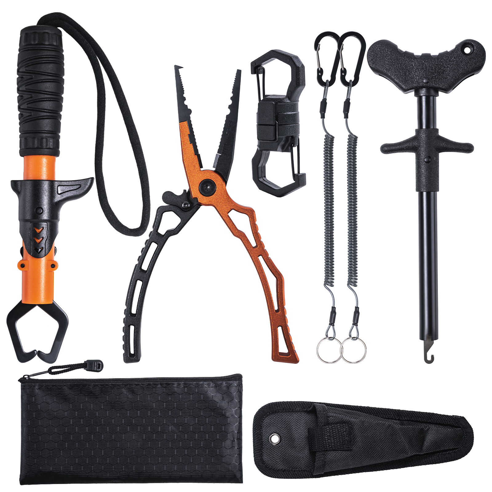 Goture Fish Lip Gripper Pliers - Fishing Hook Sharpener avaliação e preço