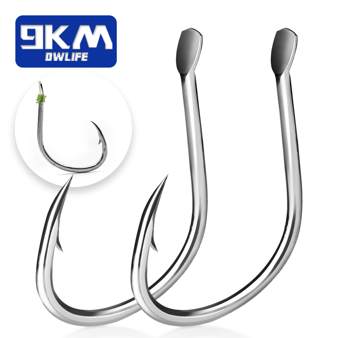 9KM Live Bait Hooks Saltwater  - Fishing Hook Circle avaliação e preço