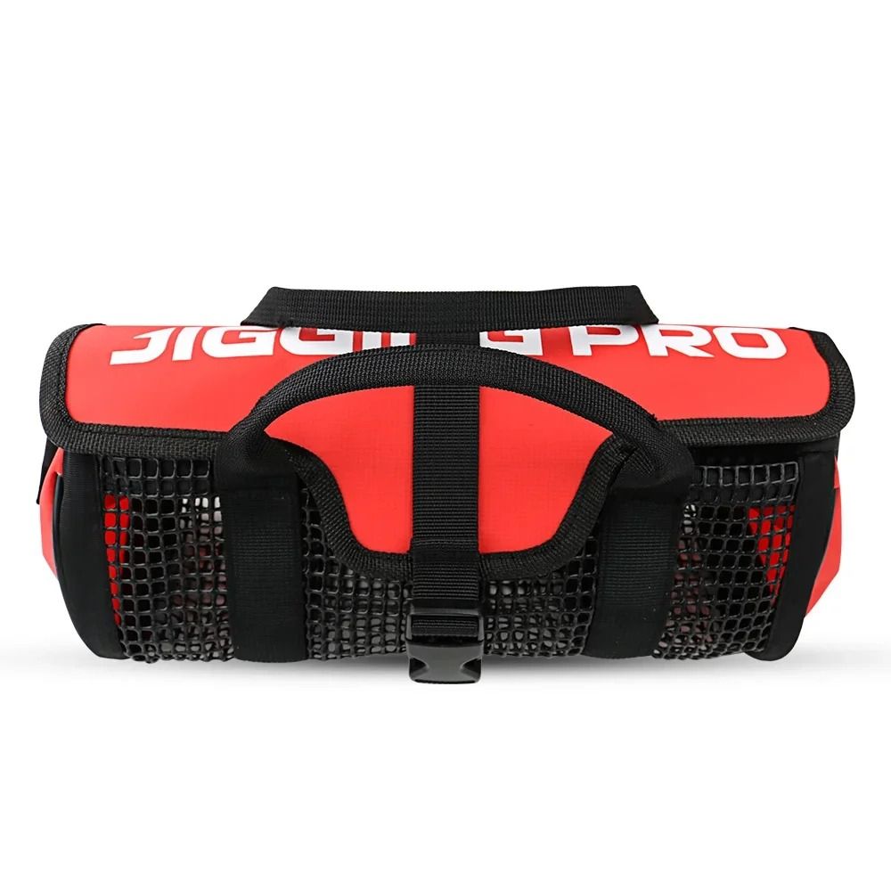 Jig Mesh Bag Lure Bait Storage - Fishing Hook Jig avaliação e preço