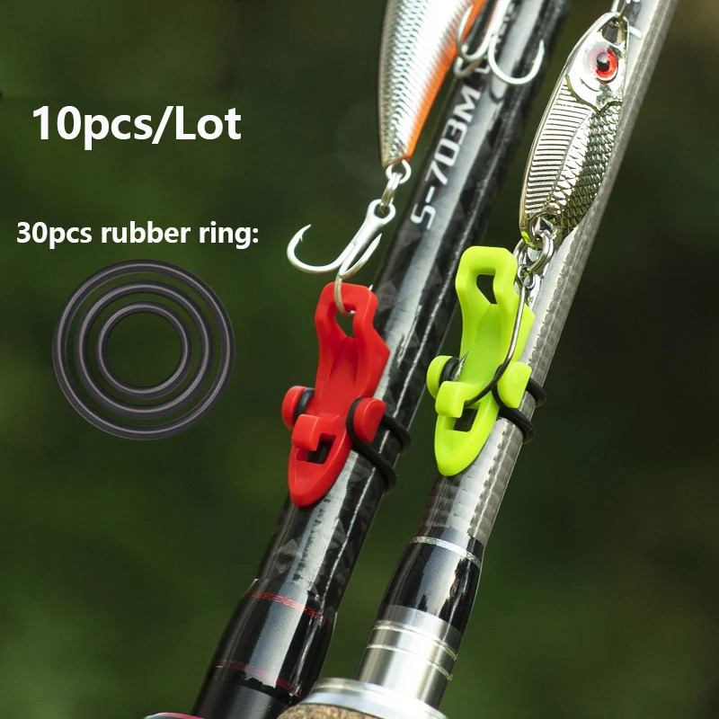 10-30pcs Fishing Rod Pole Hook - Fishing Hook Jig avaliação e preço