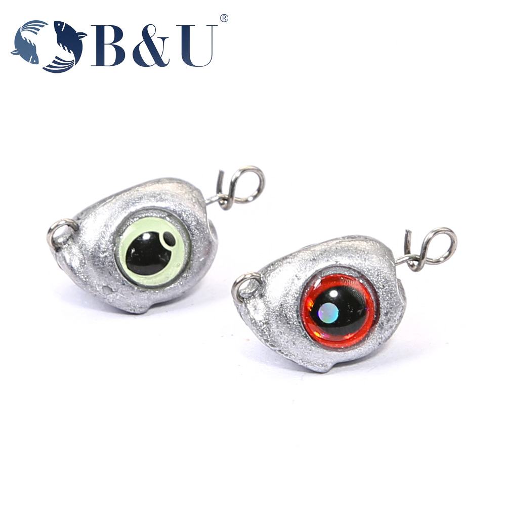 B&U Swing Jig head cheburashka - Fishing Hook Jig avaliação e preço
