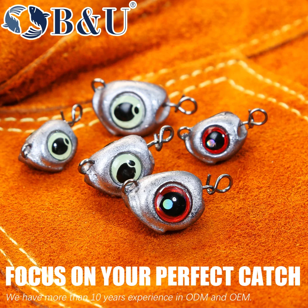 B&U Swing Jig head cheburashka - Fishing Hook Jig avaliação e preço