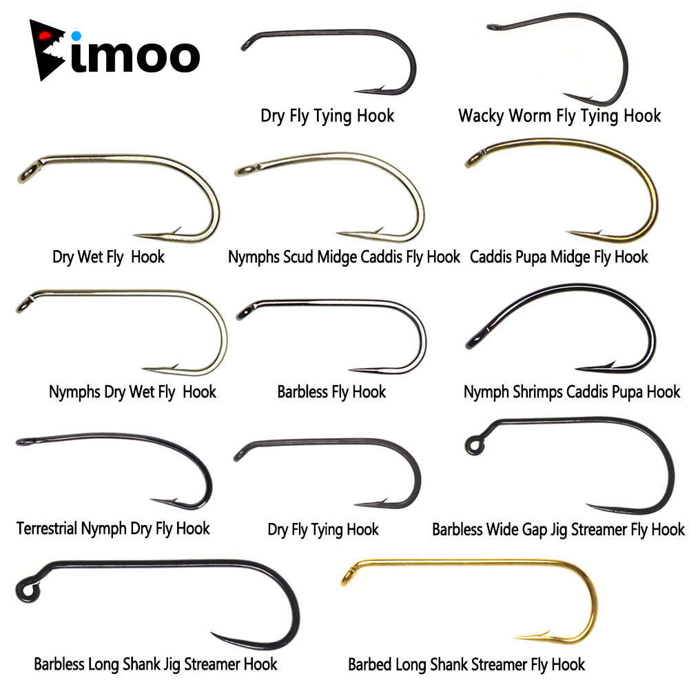 Bimoo 100PCS 1#~22# Barbed & B - Fishing Hook Barbless avaliação e preço
