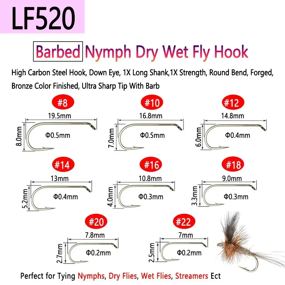 Bimoo 100PCS 1#~22# Barbed & B - Fishing Hook Barbless avaliação e preço