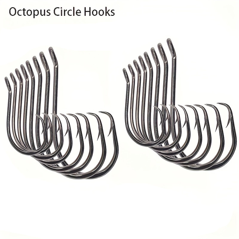 50pcs Circle Hooks Fishing Equ - Fishing Hook Circle avaliação e preço
